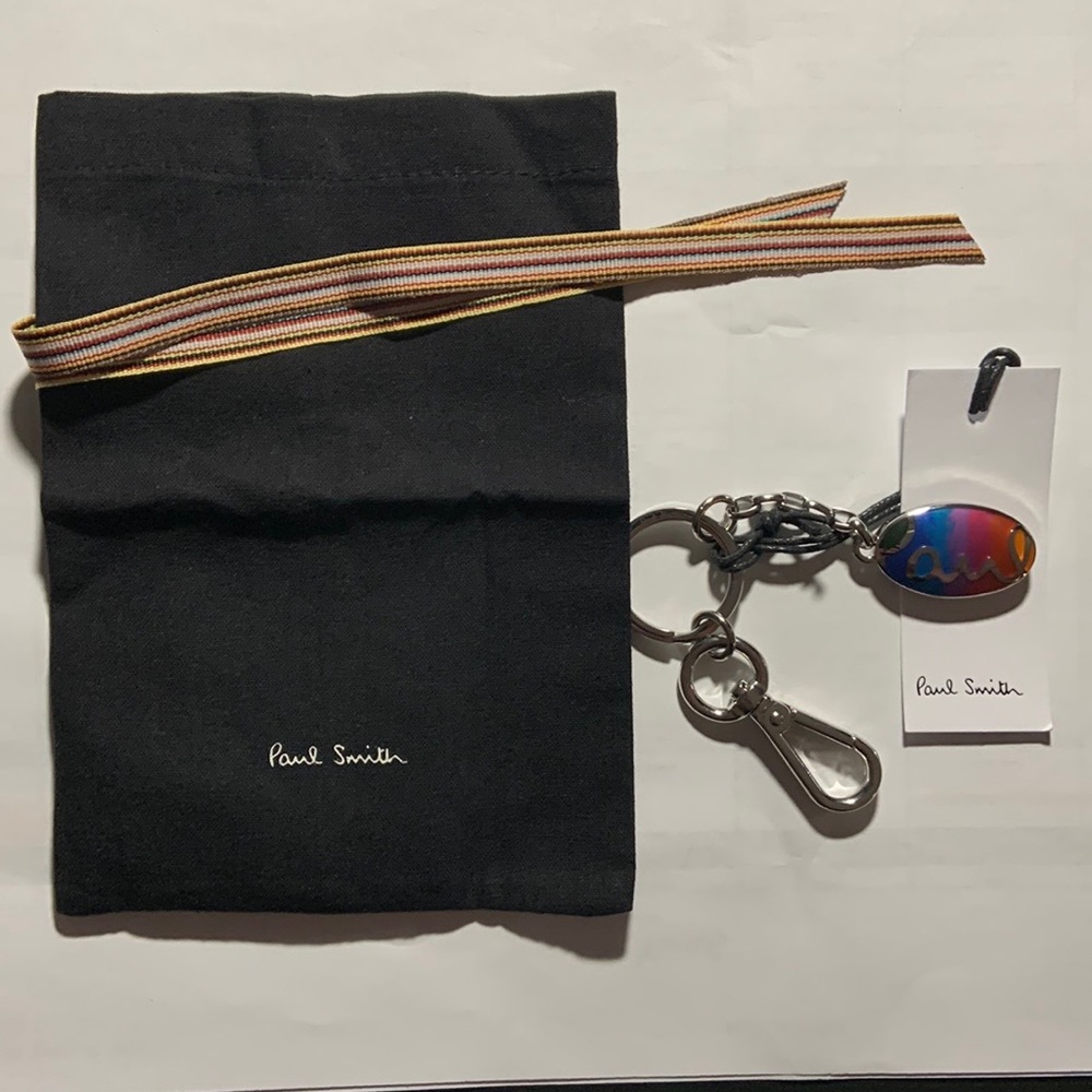 Paul Smith Multicolor Oval Keyring